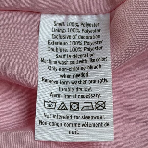 Janie and Jack Pink Plaid Tweed Dress Girls Size 7 Party - Picture 5 of 7